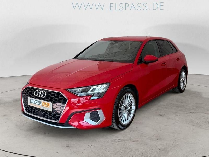 Usata Audi A3 Advanced 150 CV (110 kW) 2020 Rosso Berlina
