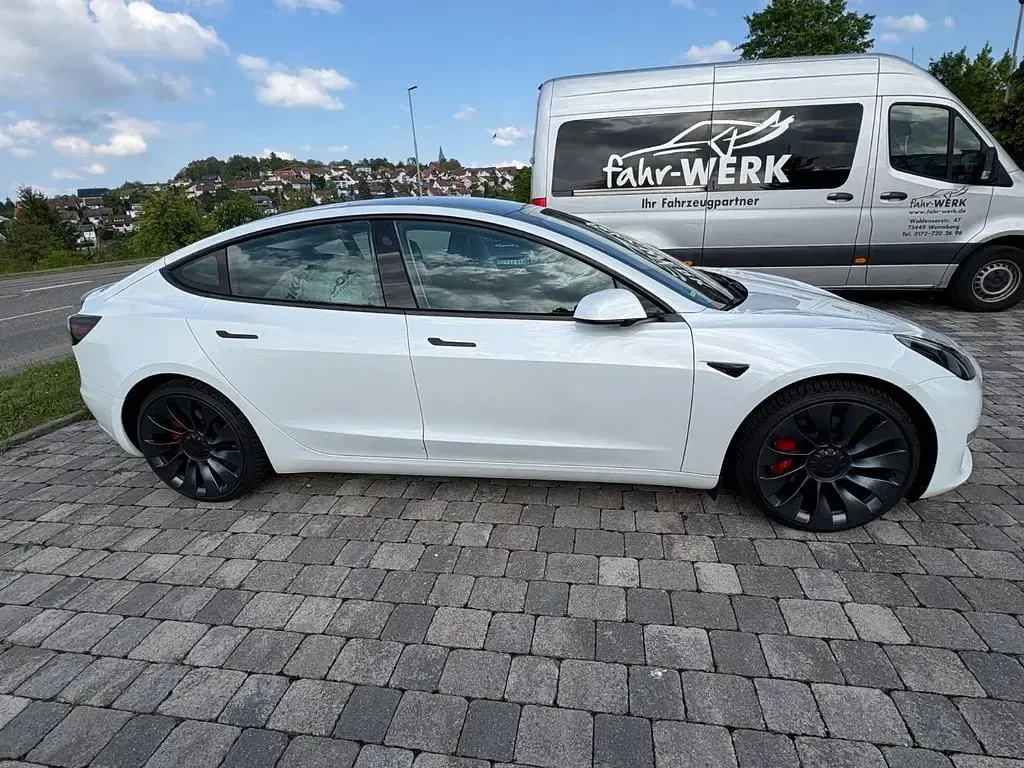 Gebraucht Tesla Model 3 Performance 377 kW (513 PS) 2022 Weiß Limousine
