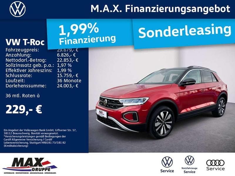 Kings red metallic Gebraucht 2024 VW T-Roc Goal SUV | 29.679 € (Guter Preis) - Bild 1/4