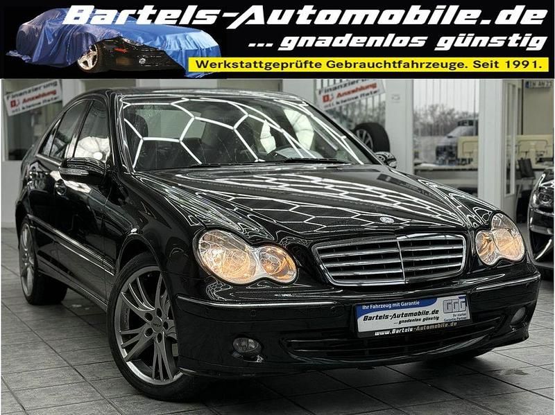 Schwarz Gebraucht 2007 Mercedes C200 Elegance Limousine | 4.900 € (Superpreis) - Bild 1/4