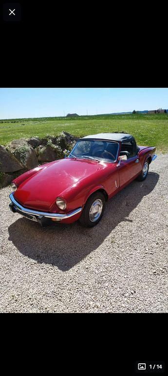 Gebraucht Triumph Spitfire 63 PS (46 kW) 1972 Rot Cabrio