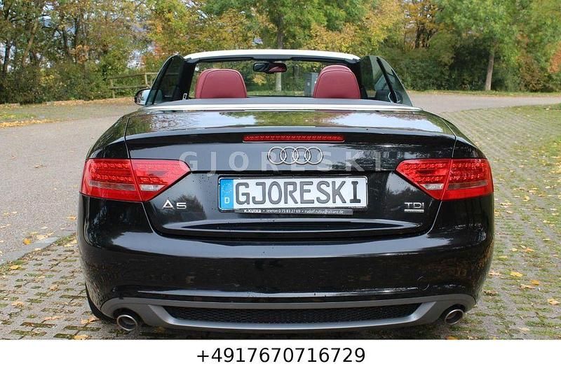 Gebraucht Audi A5 Cabriolet S-Line 239 PS (175 kW) 2010 Schwarz Cabrio