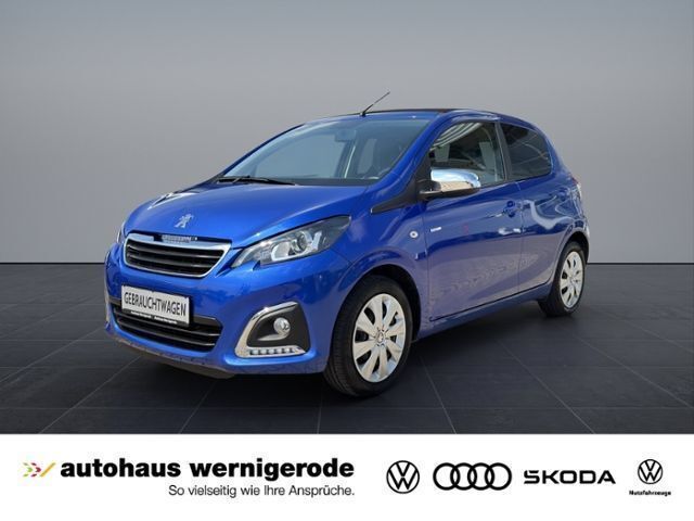 Blau Gebraucht 2018 Peugeot 108 Style Kleinwagen | 8.939 € (Fairer Preis) - Bild 1/4