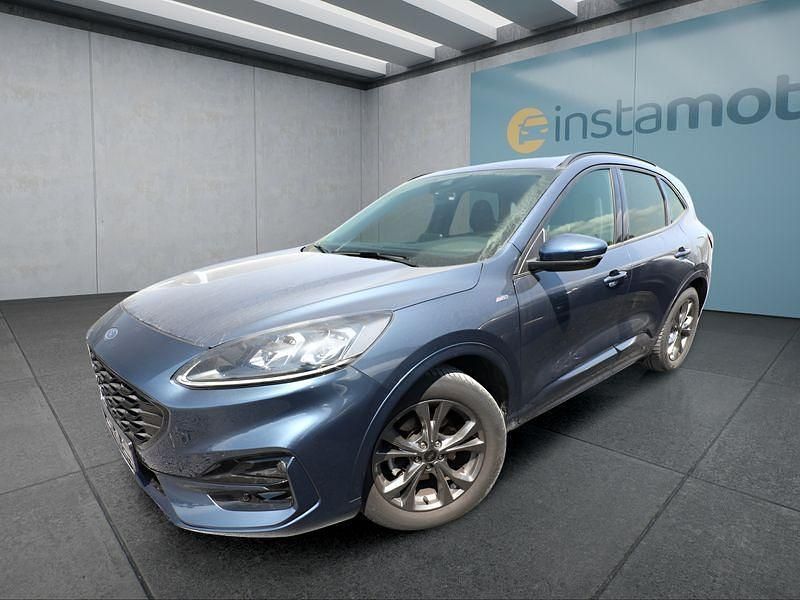 Blau Gebraucht 2022 Ford Kuga ST-Line SUV | 20.799 € (Superpreis) - Bild 1/4