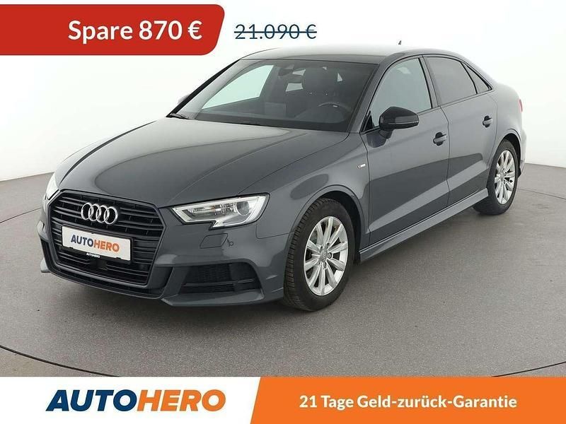 Grau Gebraucht 2018 Audi A3 Sport Limousine | 20.220 € (Fairer Preis) - Bild 1/3