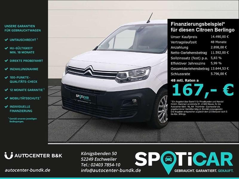 Gebraucht Citroën Berlingo PureTech 110 PS (80 kW) 2020 Weiß Van / Kleinbus