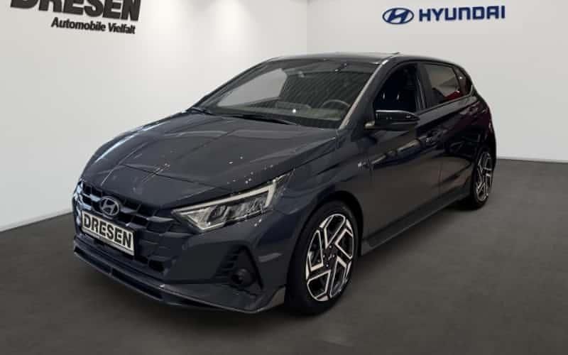 Aurora grey / met Neu 2025 Hyundai i20 N Line Limousine | 26.590 € (Etwas zu teuer) - Bild 1/4