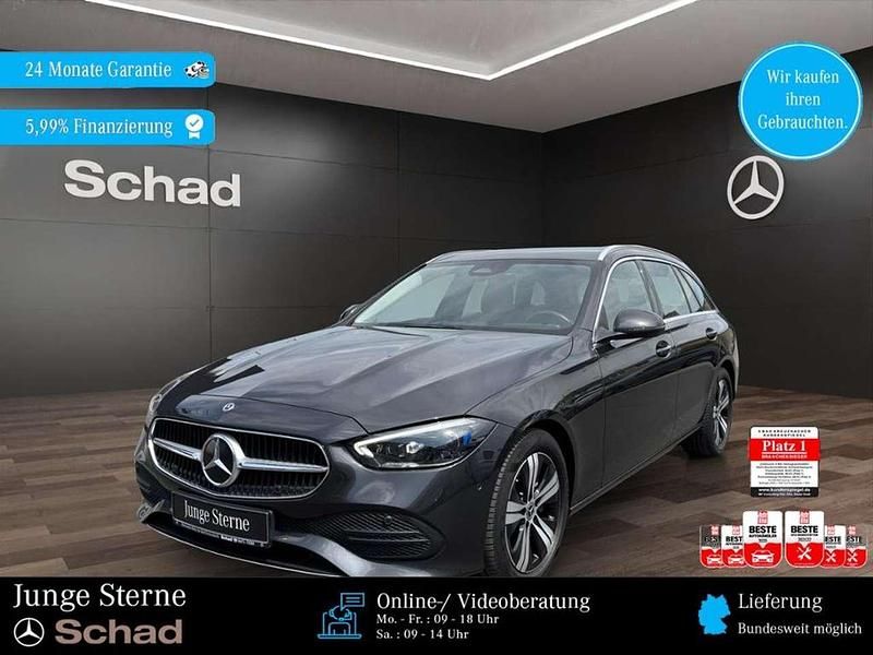 Metalliclack graphitgrau Gebraucht 2023 Mercedes C220 Kombi | 34.480 € (Fairer Preis) - Bild 1/4