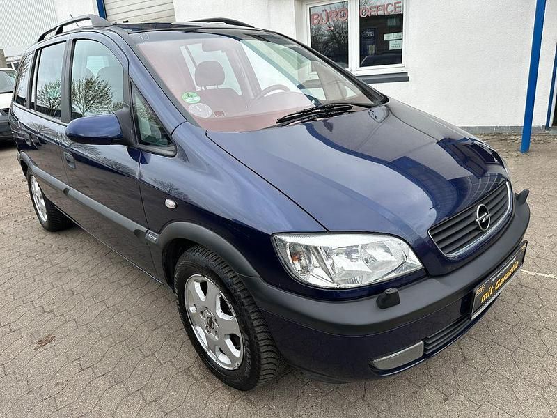Gebraucht Opel Zafira Comfort 116 PS (85 kW) 2000 Blau Van / Kleinbus