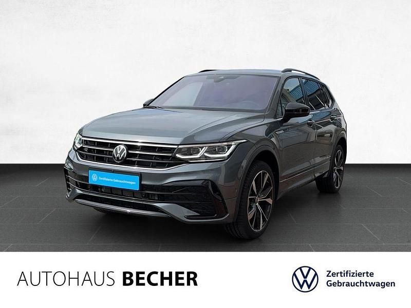 Grau Gebraucht 2024 VW Tiguan Allspace R-line SUV | 49.960 € - Bild 1/4