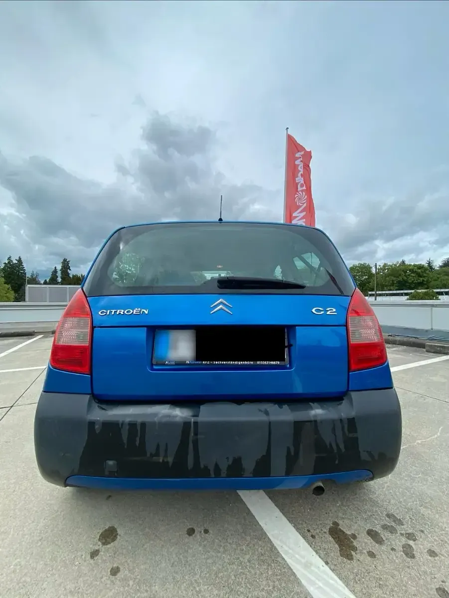Gebraucht Citroën C2 60 PS (44 kW) 2005 Blau Kleinwagen
