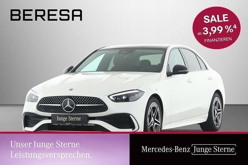 Weiß Gebraucht 2024 Mercedes C300 AMG Limousine | 49.980 € (Etwas zu teuer) - Bild 1/3