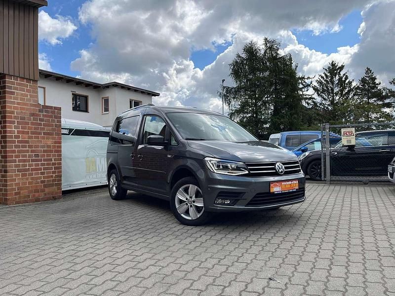 Gebraucht VW Caddy Comfortline 131 PS (96 kW) 2019 Indiumgrau metallic Van / Kleinbus