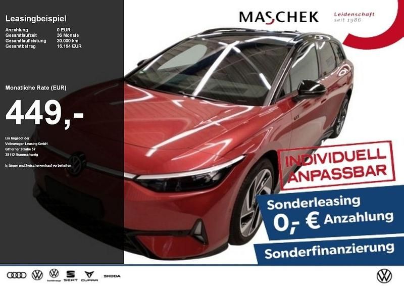 Kings red metallic schwarz Gebraucht 2025 VW ID.7 GTX Limousine | 51.440 € - Bild 1/4