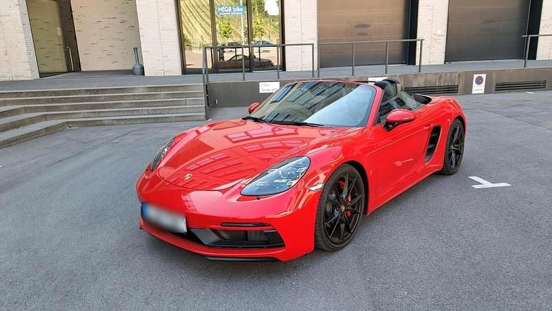 Rot Gebraucht 2019 Porsche Boxster GTS Cabrio | 71.900 € (Superpreis) - Bild 1/4
