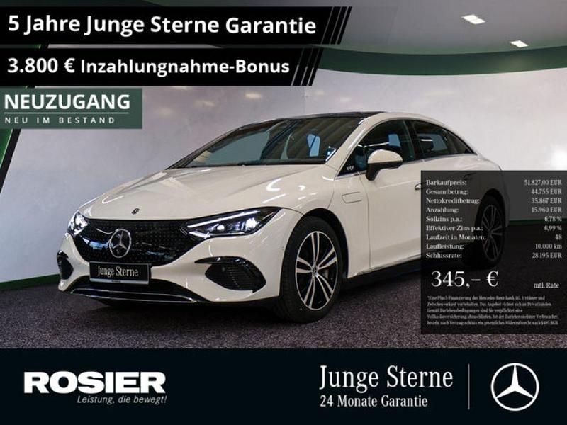 Weiss / polarweiß Gebraucht 2025 Mercedes EQE300 Electric Art Limousine | 51.827 € (Superpreis) - Bild 1/4