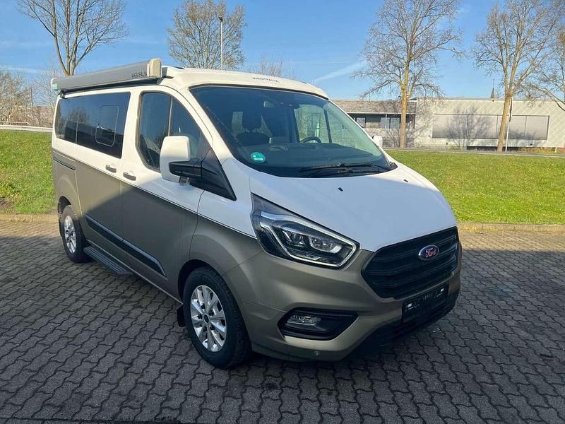 Gebraucht Ford Transit Custom Nugget 185 PS (136 kW) 2022 Frozen white teilfoliert Van / Kleinbus