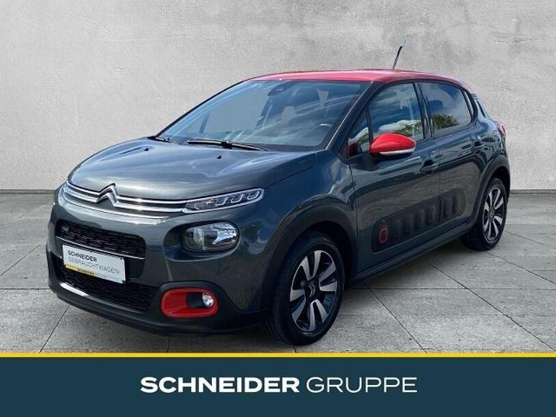 Grau Gebraucht 2017 Citroën C3 PureTech Kleinwagen | 12.380 € (Teuer) - Bild 1/4