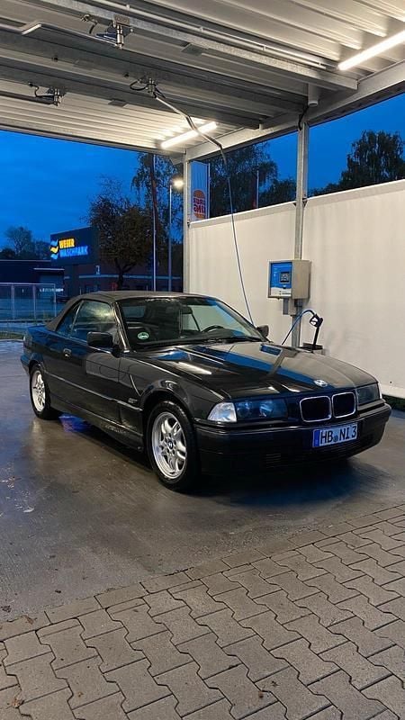 Schwarz Gebraucht 1996 BMW 320 Cabriolet Cabrio | 5.300 € (Superpreis) - Bild 1/4