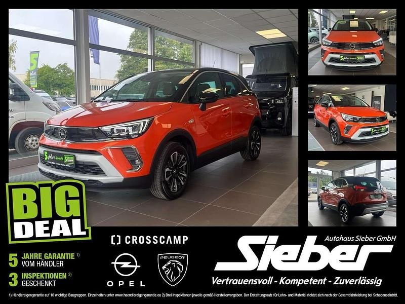 Power orange/dynamik orange Gebraucht 2022 Opel Crossland Elegance SUV | 18.990 € (Fairer Preis) - Bild 1/4