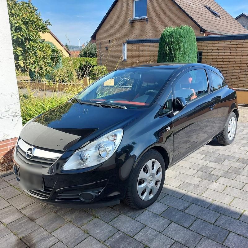 Schwarz Gebraucht 2008 Opel Corsa Kleinwagen | 700 € (Superpreis) - Bild 1/4