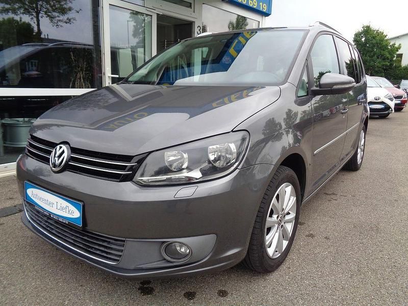 Grau Gebraucht 2010 VW Touran Highline Van / Kleinbus | 4.490 € (Fairer Preis) - Bild 1/4