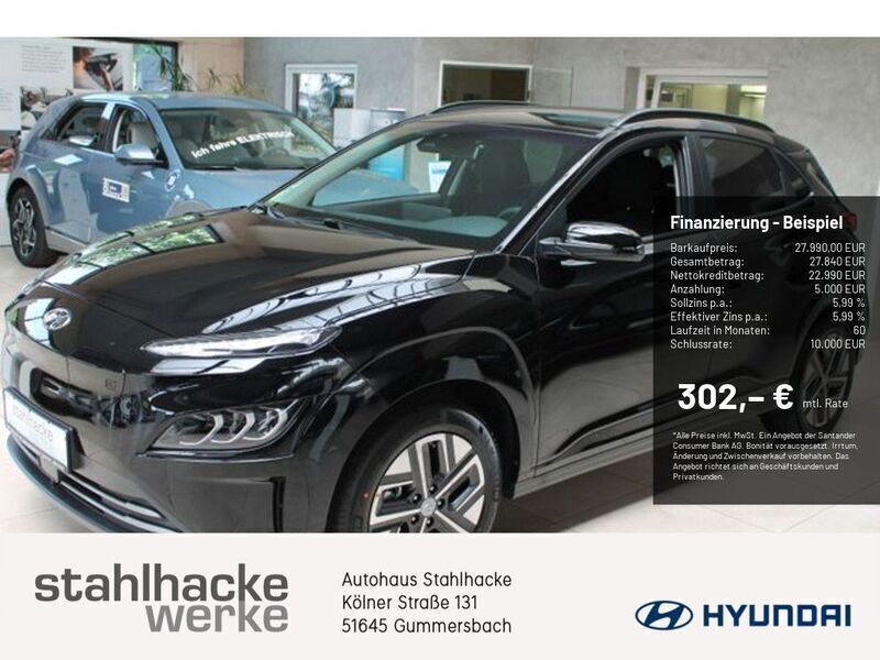 Schwarz Gebraucht 2023 Hyundai Kona Basis SUV | 27.990 € (Etwas zu teuer) - Bild 1/4