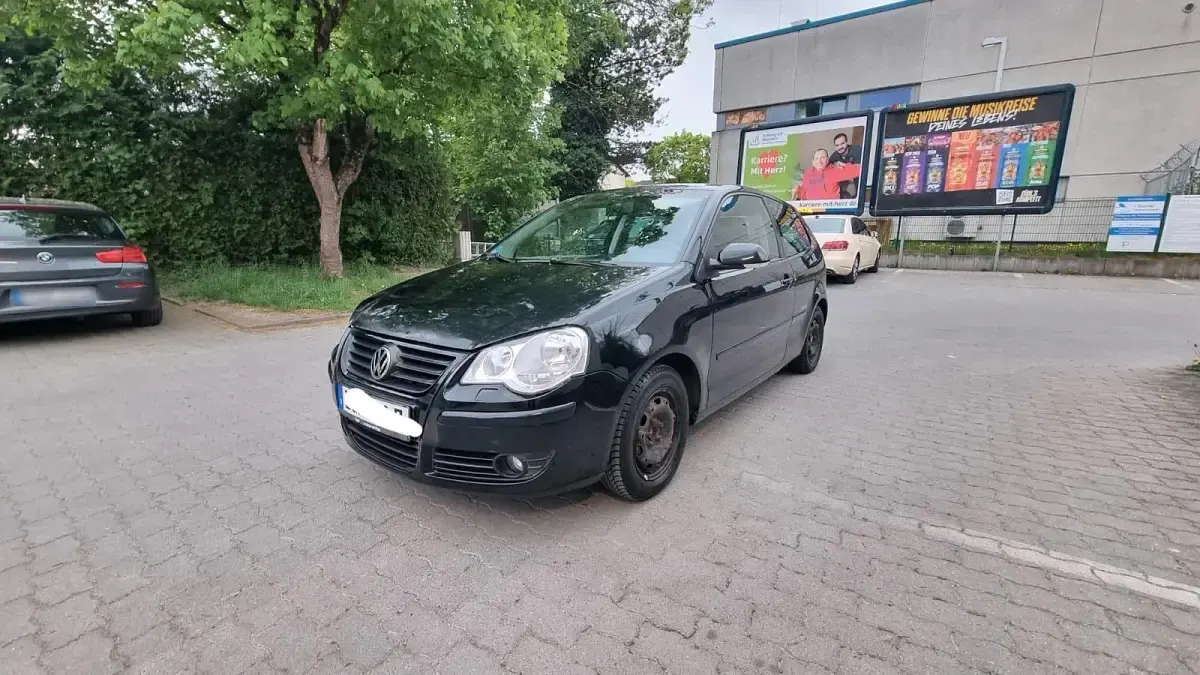 Gebraucht VW Polo 80 PS (58 kW) 2008 Schwarz Kleinwagen