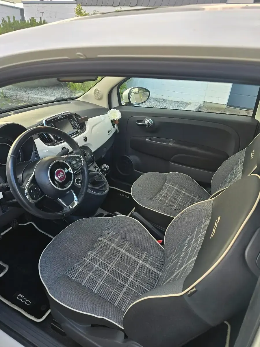 Gebraucht Fiat 500 86 PS (63 kW) 2016 Weiß Kleinwagen