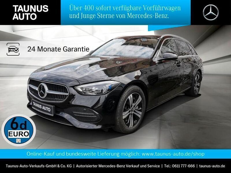 Schwarz Gebraucht 2023 Mercedes C220 Avantgarde Kombi | 35.860 € (Fairer Preis) - Bild 1/4