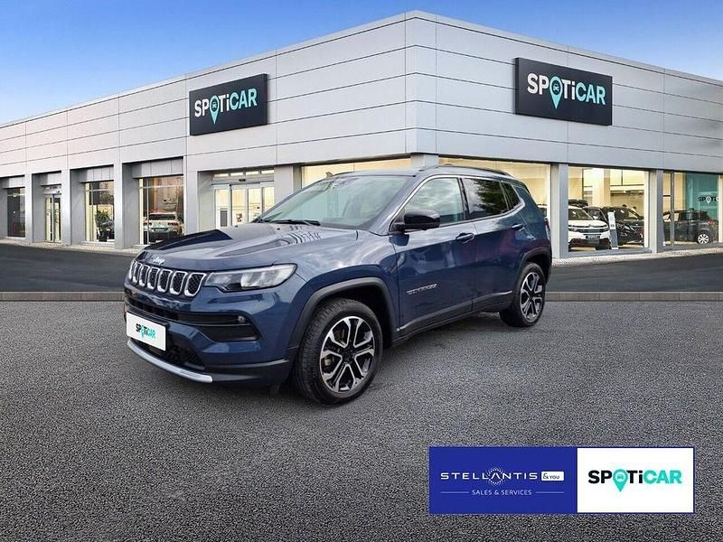 Blau Gebraucht 2023 Jeep Compass Limited SUV | 24.980 € (Superpreis) - Bild 1/4