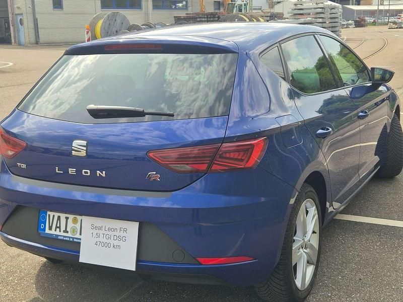 Usata Seat Leon FR 131 CV (96 kW) 2019 Blu Berlina