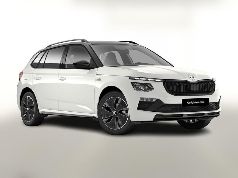 Candyweiß / dachfarbe schwarz Neu 2025 Skoda Kamiq Monte Carlo SUV | 29.048 € (Guter Preis) - Bild 1/3
