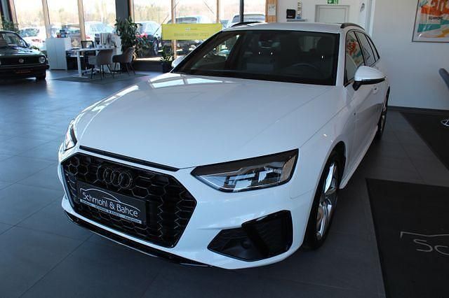 Ibisweiß Gebraucht 2022 Audi A4 S-Line Kombi | 33.990 € (Fairer Preis) - Bild 1/4