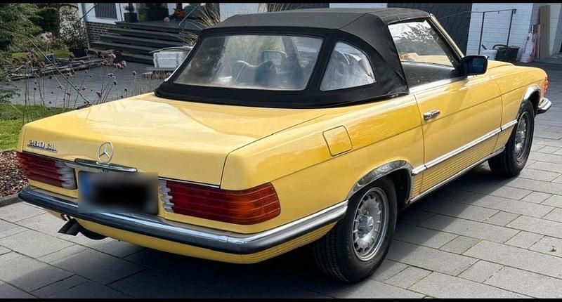 Gebraucht Mercedes SL280 185 PS (136 kW) 1976 Gelb Cabrio