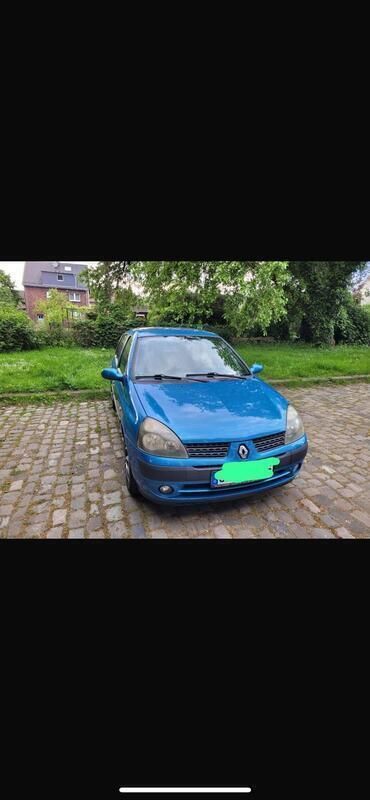 Blau Gebraucht 2001 Renault Clio II Kleinwagen | 1.300 € - Bild 1/4