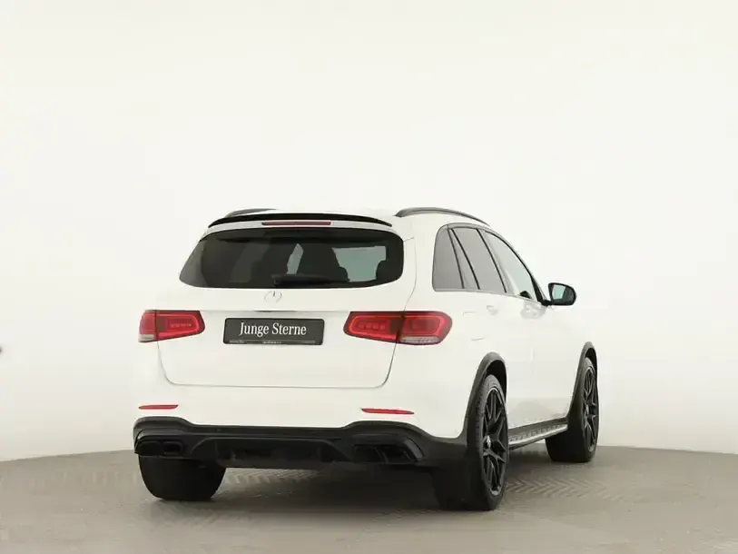 Gebraucht Mercedes GLC63 AMG AMG 510 PS (375 kW) 2022 Unilack polarweiss SUV