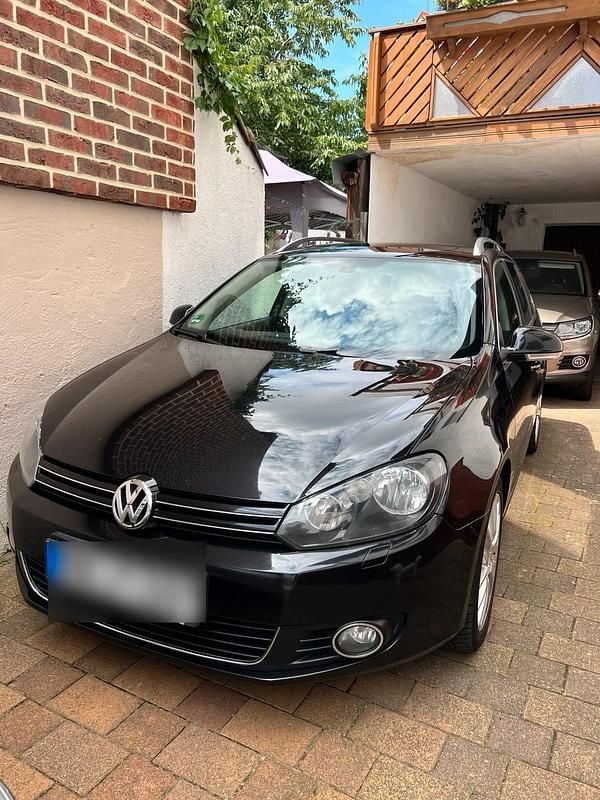 Schwarz Gebraucht 2012 VW Golf VI Style Kombi | 3.700 € (Guter Preis) - Bild 1/4