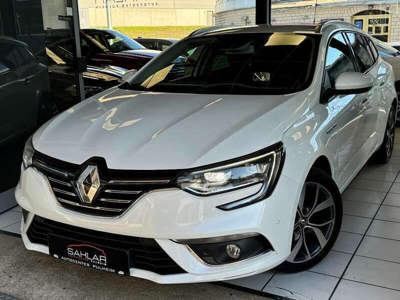 Weiss "nacre" Gebraucht 2016 Renault Mégane GrandTour Bose Edition Kombi | 10.999 € (Teuer) - Bild 1/4