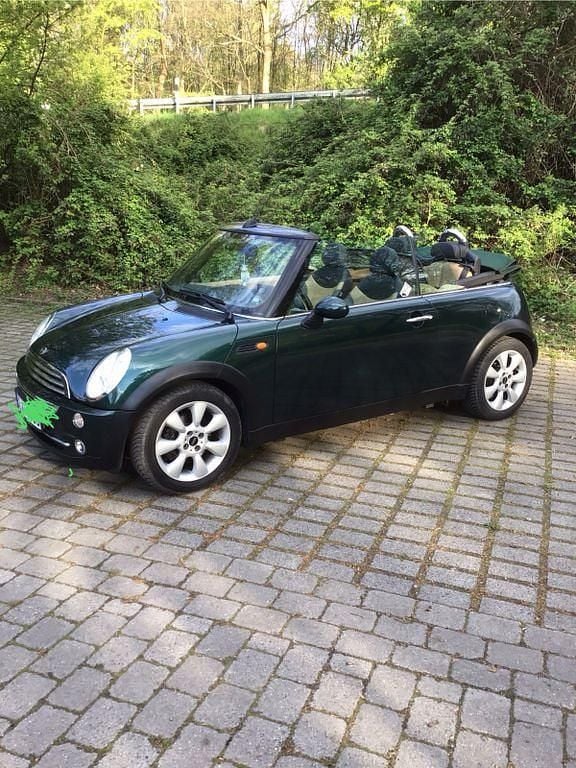 Käytetty Mini Cooper Cabriolet 116 HP (85 kW) 2004 Vihreä Avoauto
