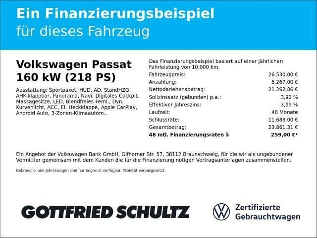 Gebraucht VW Passat GTE 218 PS (160 kW) 2021 Silber Kombi