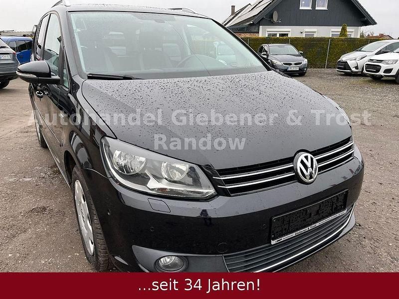 Gebraucht VW Touran Match 140 PS (102 kW) 2012 Schwarz Van / Kleinbus