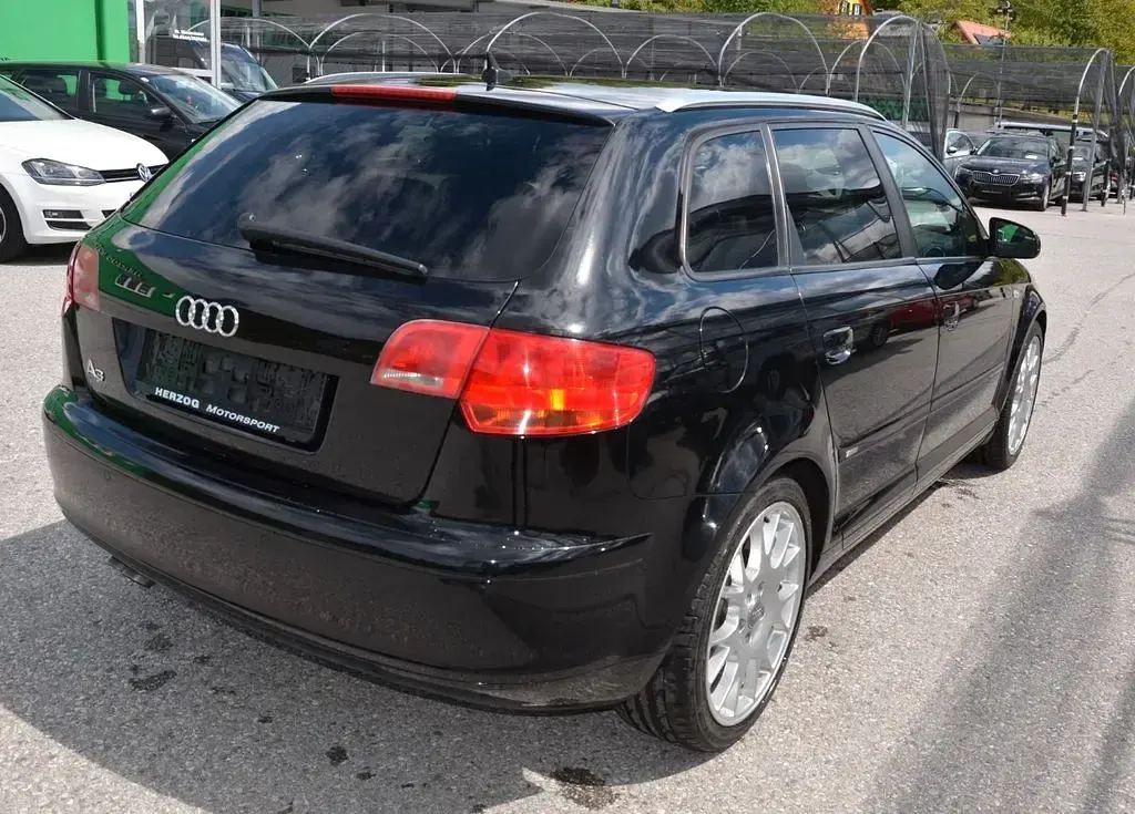 Gebraucht Audi A3 S-Line 140 PS (102 kW) 2007 Schwarz Kleinwagen