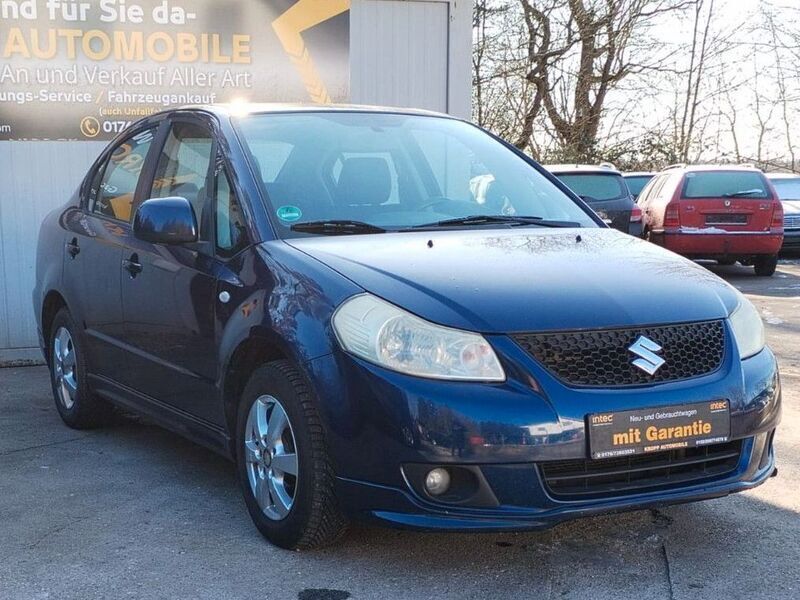 Blau Gebraucht 2008 Suzuki SX4 Club Limousine | 2.380 € (Fairer Preis) - Bild 1/4