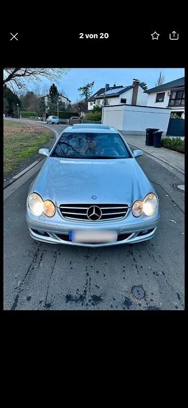 Gebraucht Mercedes CLK280 231 PS (169 kW) 2007 Silber Coupé