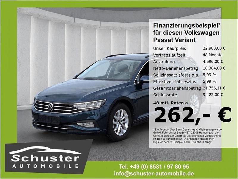 Blau Gebraucht 2023 VW Passat R Kombi | 22.980 € (Fairer Preis) - Bild 1/4