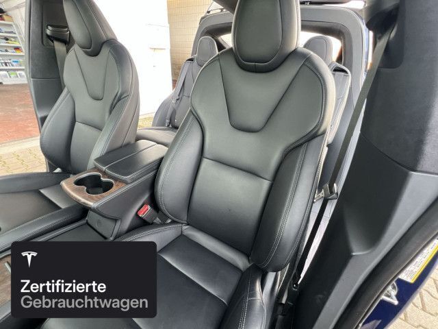 Blau Gebraucht 2020 Tesla Model X Long Range SUV | 40.900 € (Superpreis) - Bild 1/4