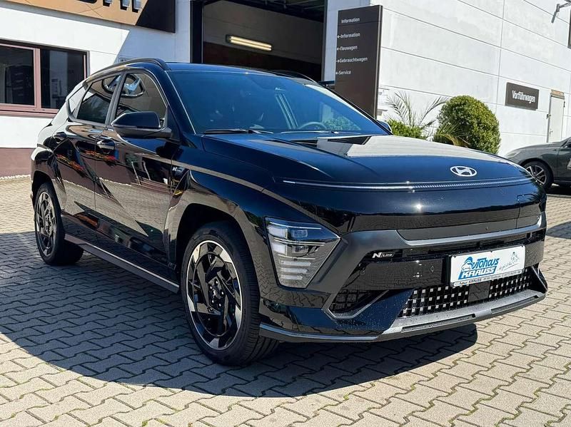 Gebraucht Hyundai Kona N Line 150 kW (204 PS) 2025 Abyss black / mic SUV
