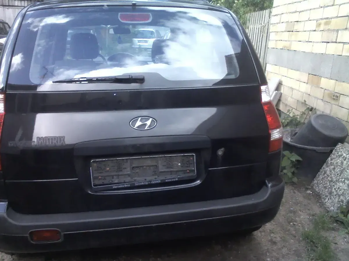 Gebraucht Hyundai Matrix 101 PS (74 kW) 2008 Schwarz Van / Kleinbus