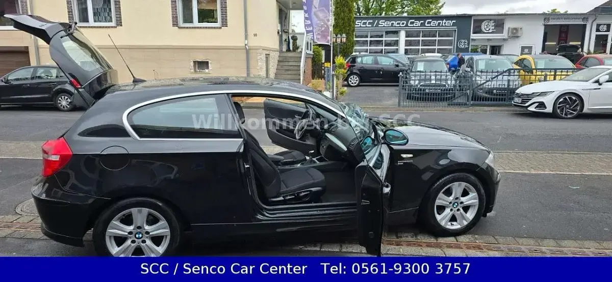 Gebraucht BMW 116 122 PS (89 kW) 2008 Black sapphire metallic Kleinwagen